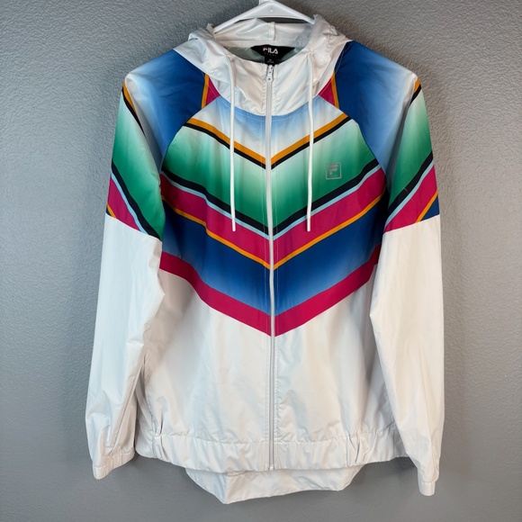 Fila Jackets & Blazers - FILA - 80s Style Windbreaker Jacket